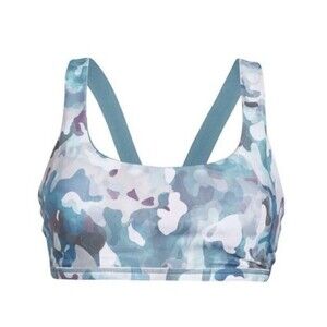 SPANX Low Support Sports Bra Green Camo XS